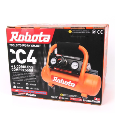 Robota akkukompressori DC-G 18V runko