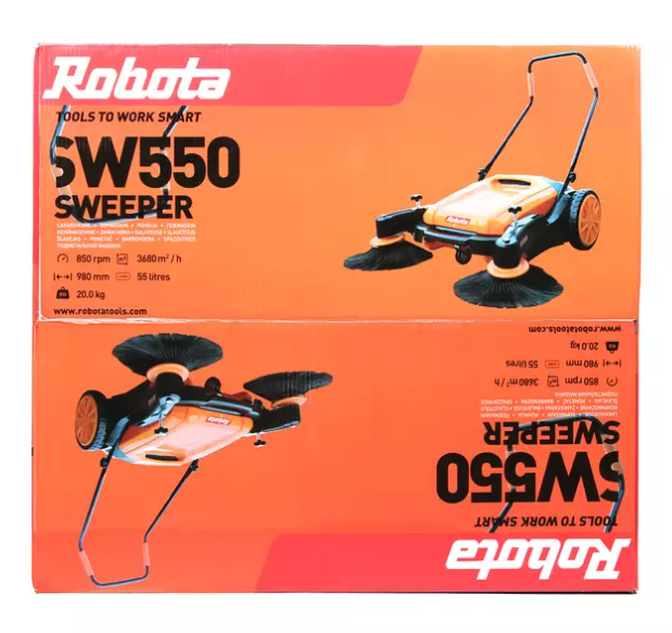 Robota työnnettävä lakaisukone SW550