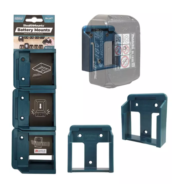 StealthMounts akunpidike Makita 18v LXT 6kpl