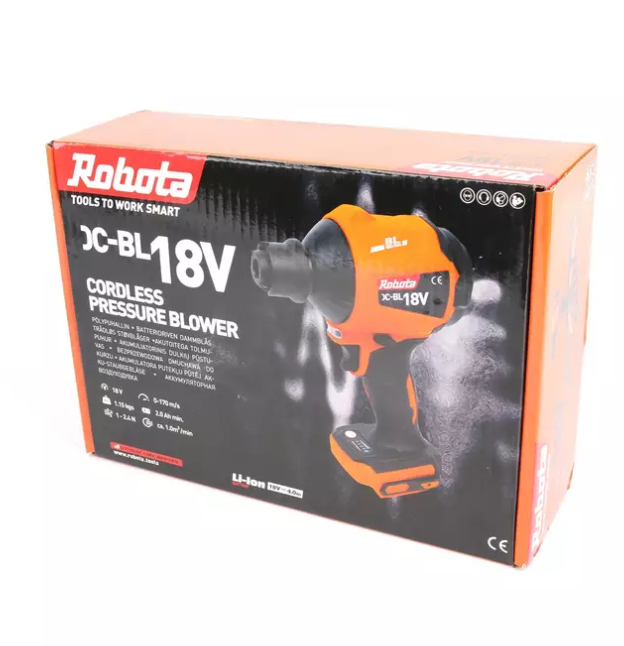 Robota DC-BL18V akkupuhalluspistooli, runko