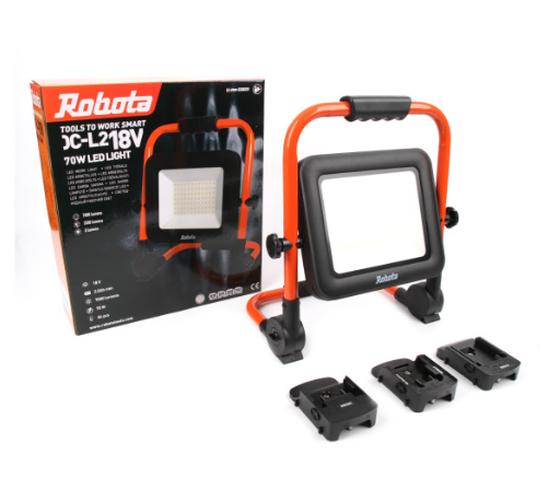Robota DC-L218V akkukäyttöinen 70W led työvalo, runko