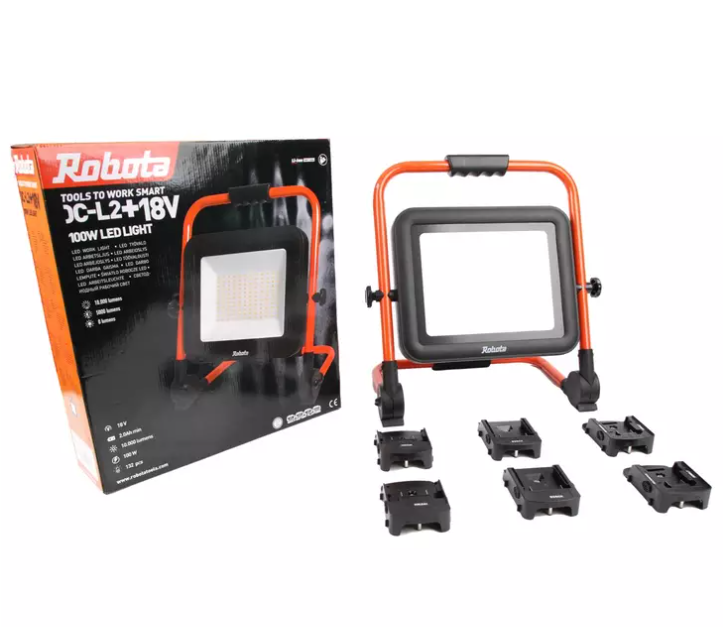 Robota DC-L2+18V akkukäyttöinen 100W led työvalo
