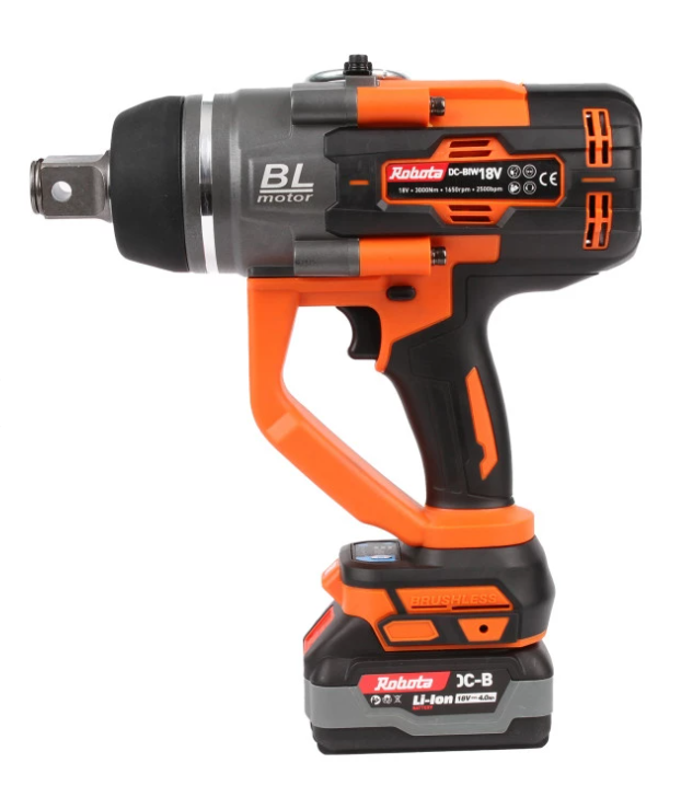 Robota Akkumutterinväännin 1", 3000Nm DC-BIW18V runko