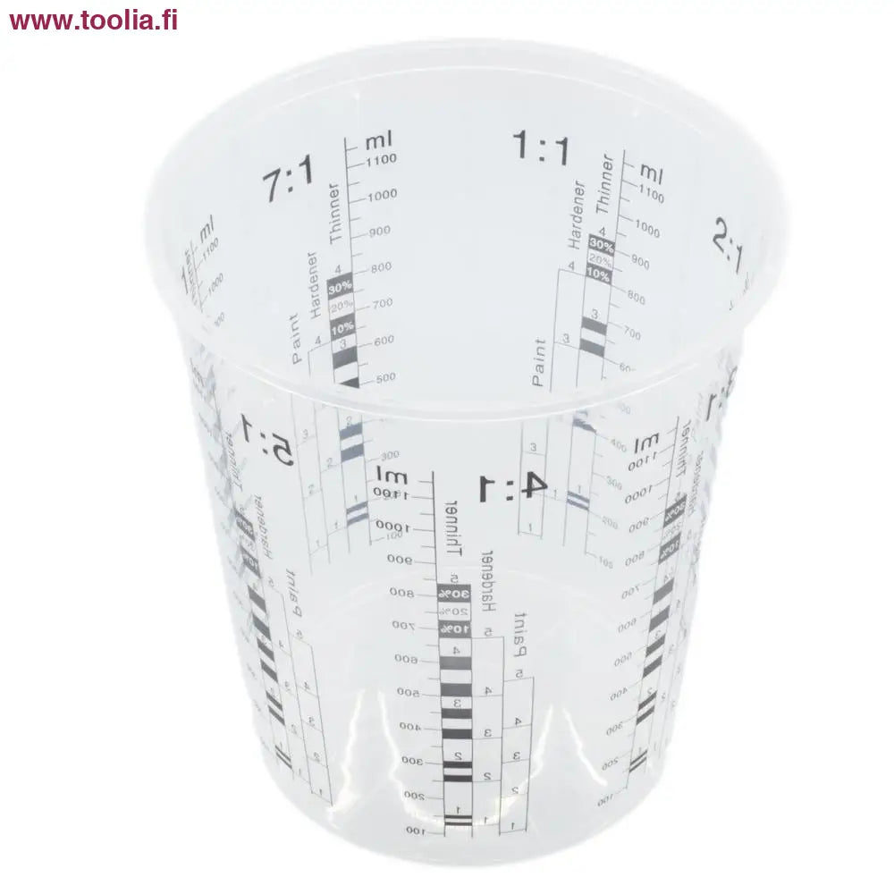 ABR Sekoitusastia 1200 ml sekoitus suhdanne asteikoilla