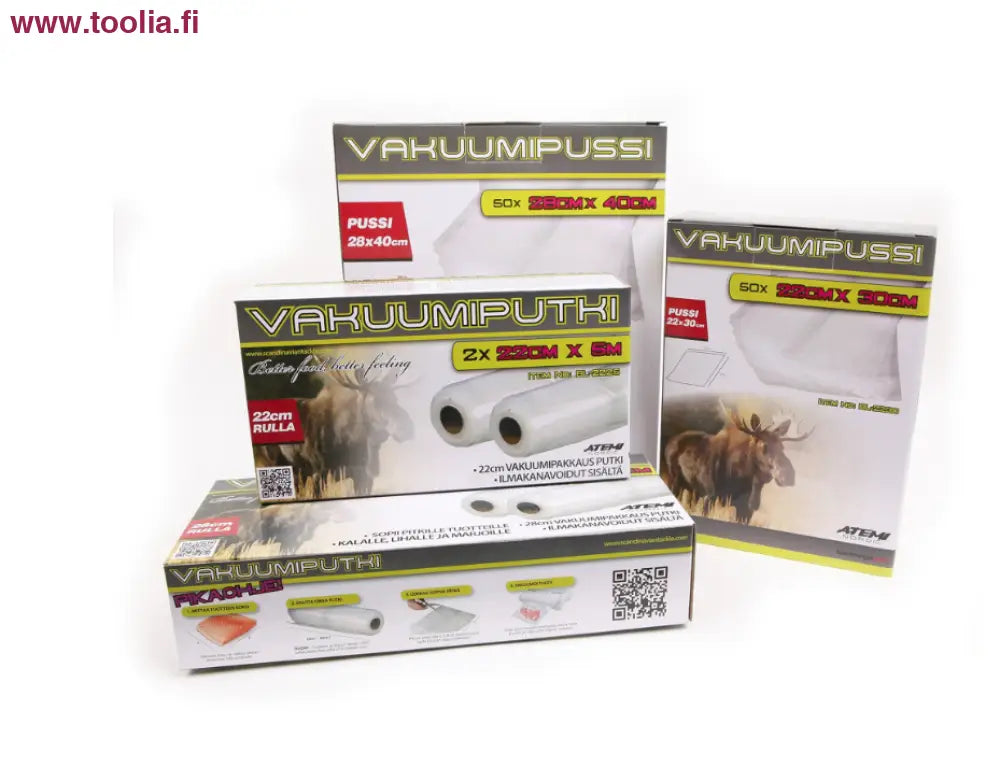 Atemi Nordic Rasteroitu Vakuumipussi 28 x 40cm 50kpl