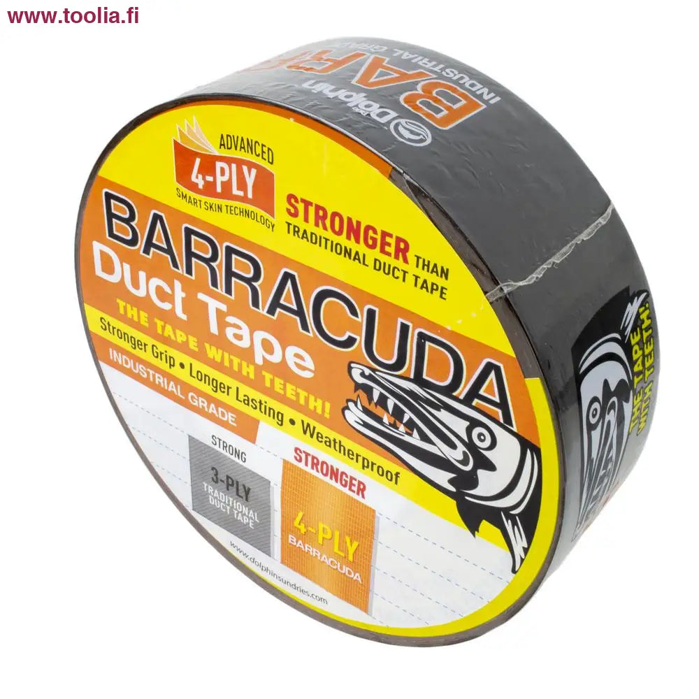 Barracuda Ilmastointiteippi musta 48 mm x 45|7 m|