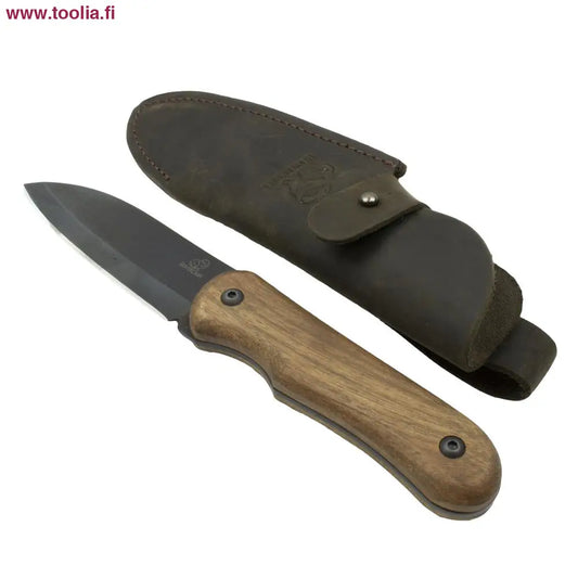 Beavercraft Eräpuukko 210 mm||kotelo|pähkinäpuu|hiiliteräs|