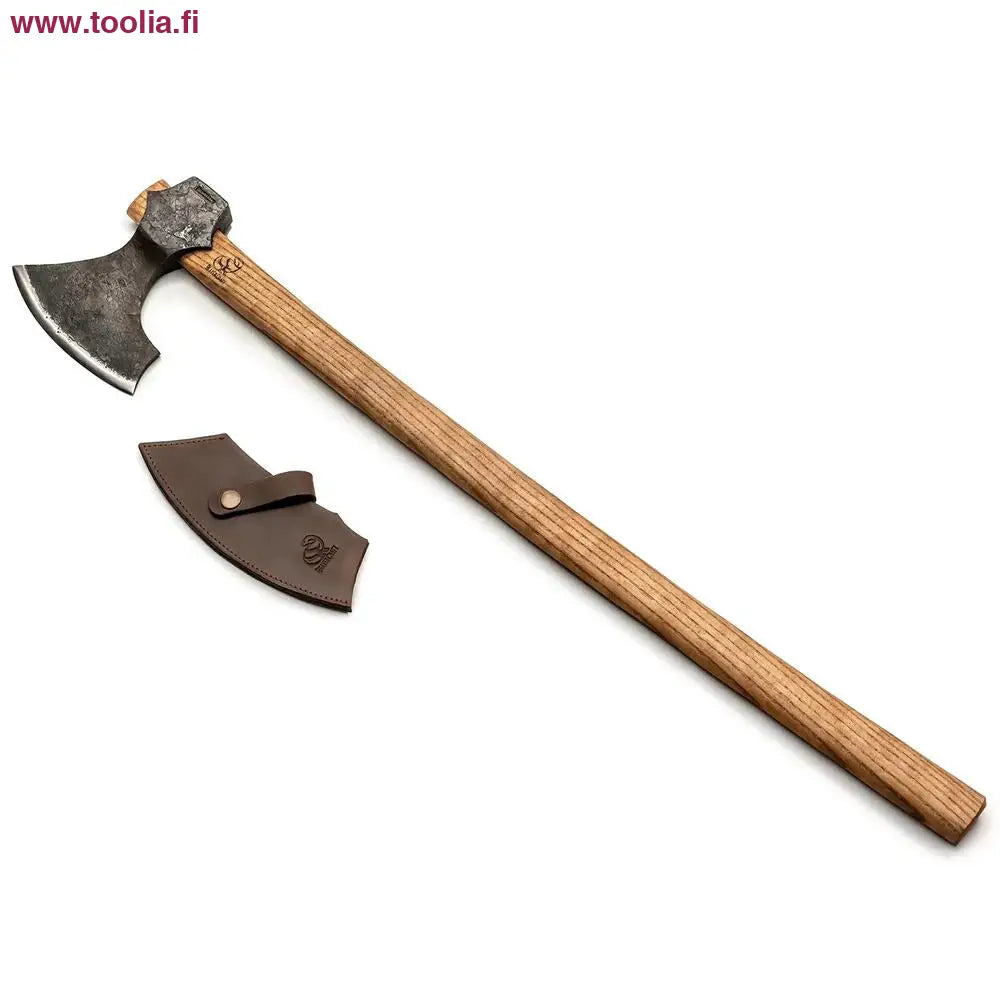 BeaverCraft Halkaisukirves 770 mm|viikinkikirves|beaverCraft halkaisukirves hiilillä|BeaverCraft halkaisukirves paketissa