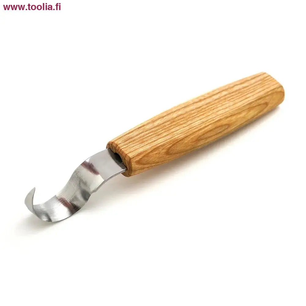 BeaverCraft Koverrin 25 mm kovelo- / lusikkapuukko|BeaverCraft Koverrin 25 mm kovelo- / lusikkapuukko terä|BeaverCraft Koverrin 25 mm kovelo- / lusikkapuukko takapuoli|BeaverCraft Koverrin 25 mm kovelo- / lusikkapuukko myyntipakkaus