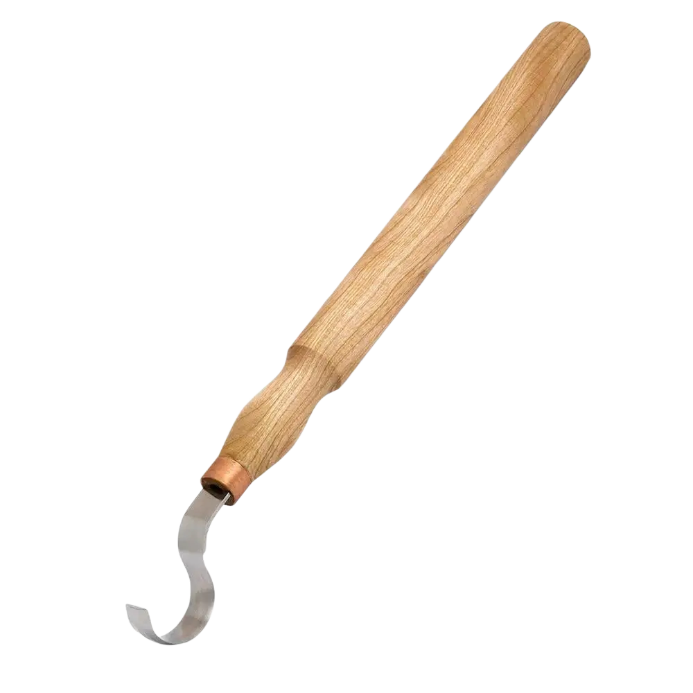 Beavercraft koverrin 30 mm pitkä kovelo puukko käsitelty luonnollisella ja ergonomisesti muotoiltu saarnipuusta