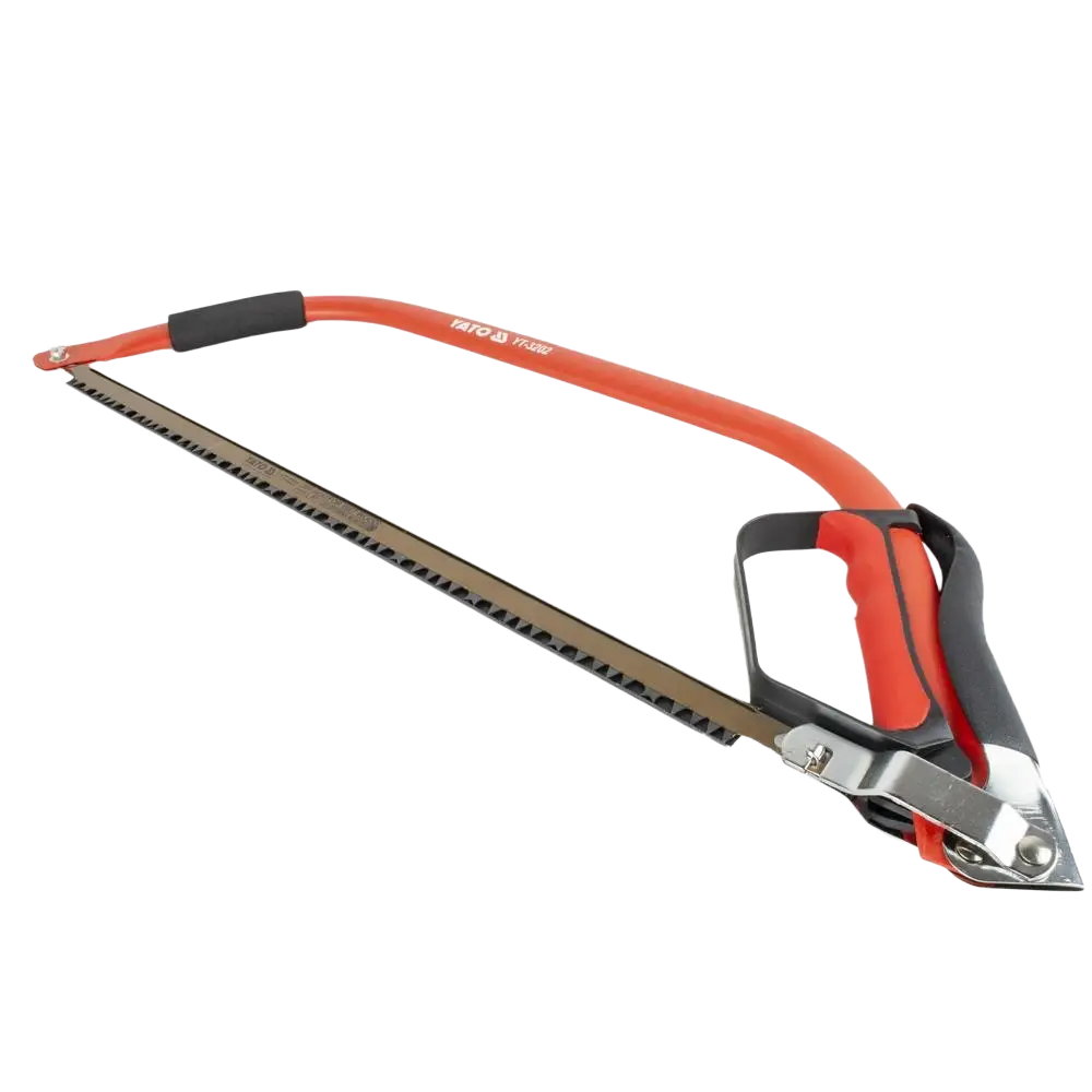Kaarisaha yato 530 mm punainen ja musta kädensijalla nopea teränvaihto kuivalle puulle