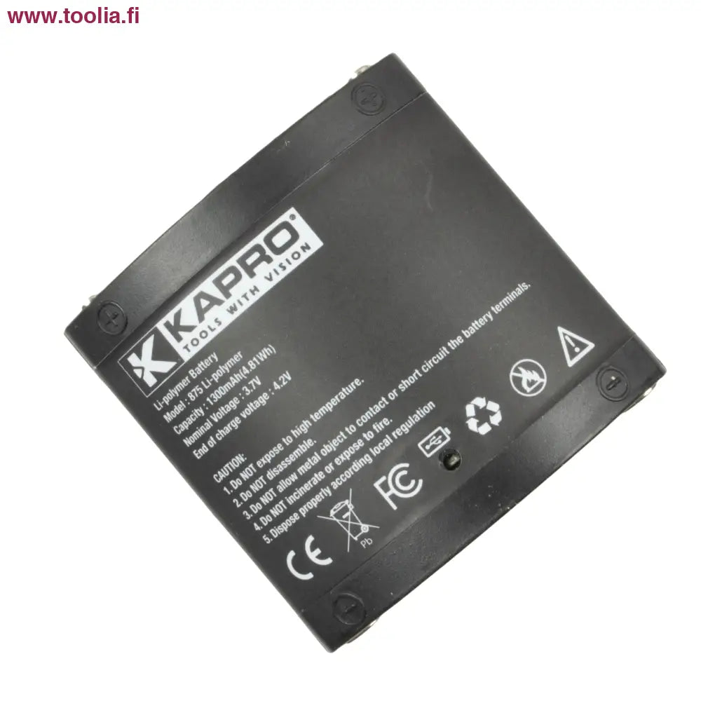 Kapro Akku 875 laserille|Kapro Akku 875 laserille viistosta