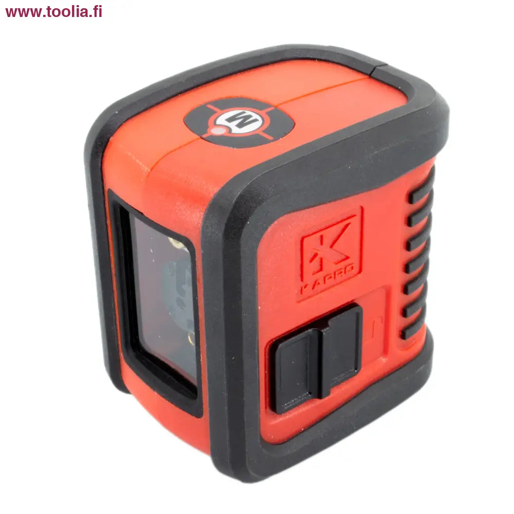 Kapro Ristilaser Bambino 842 punainen|Kapro Ristilaser Bambino 842 myyntipakkaus|Kapro Ristilaser Bambino 842 takaa|Kapro Ristilaser Bambino 842 alhaalta