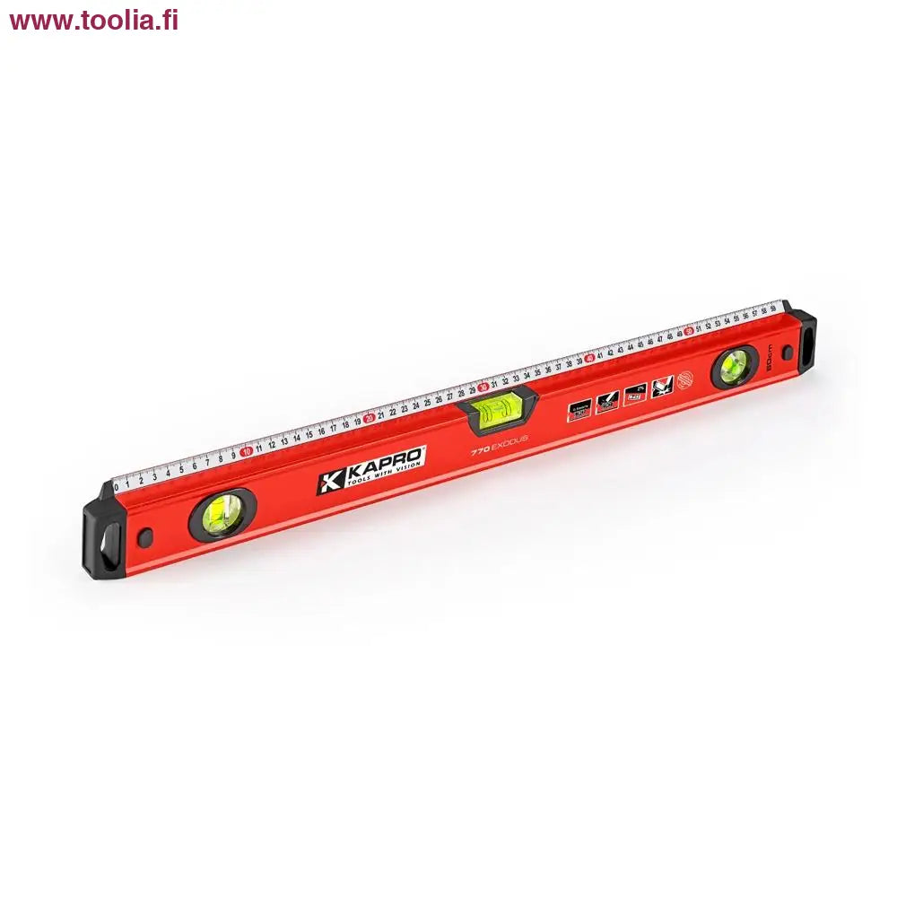 Kapro Vesivaaka 770 Exodus 60 cm viivain + magneetit|Kapro Vesivaaka 770 Exodus 60 cm viivain|Kapro Vesivaaka 770 Exodus 60 cm iskunvaimennin|Kapro Vesivaaka 770 Exodus 60 cm|Kapro Vesivaaka 770 Exodus 60 cm libelli