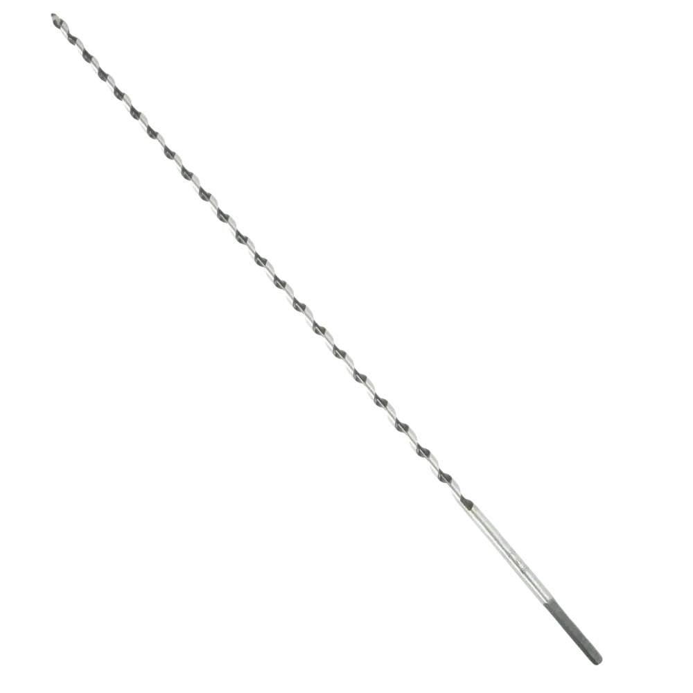 Hopeanvärinen irwin auger yksikierteinen terä kuusikulmaisella varsilla 6 x 400 mm kierrepuuporanterä