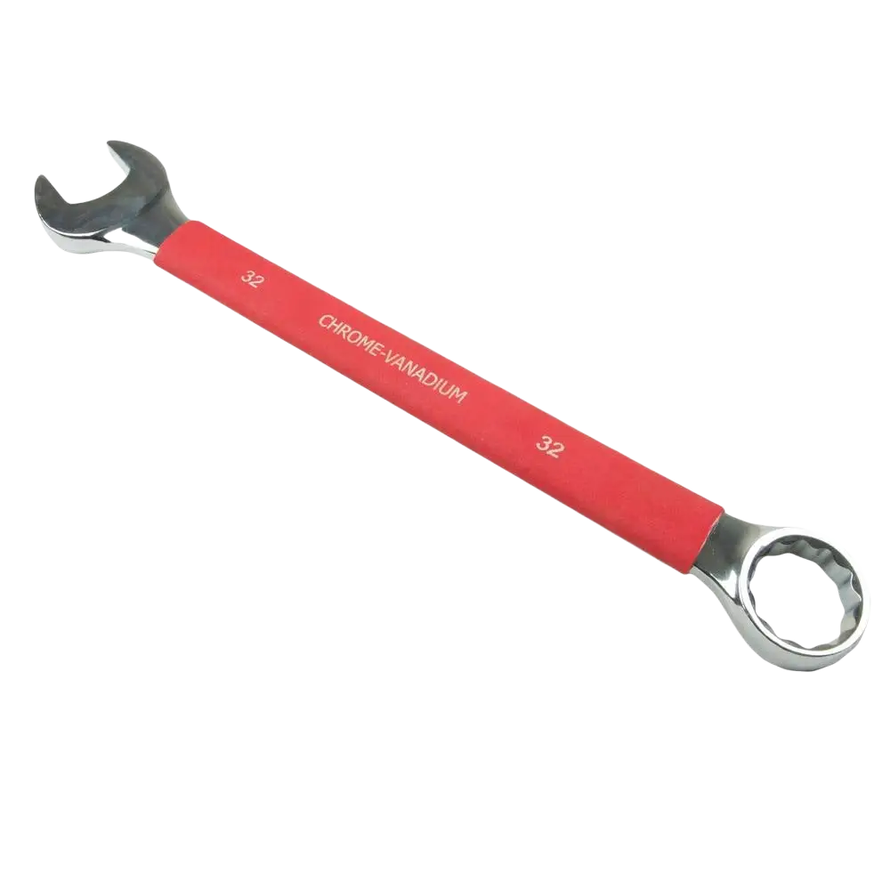 Kiintolenkki procat 32 mm kiintolenkki punaisella kuminen pinnoite ja kromi vanadiumi viimeistelyllä