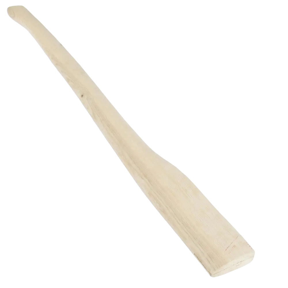 Light-colored wooden axe handle with smooth natural finish and tapered shape for kirveenvarsi schwan 1600 g 80 cm