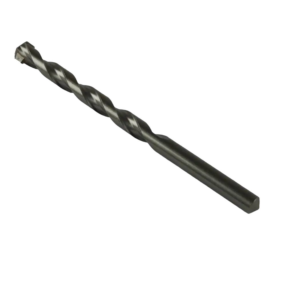 Mustan metallin irwin masonry kiviseinäpora 6x75mm kierrelaytimen ja neliövarren kanssa