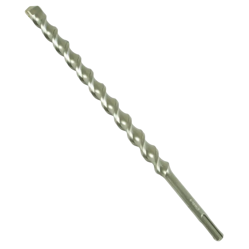 Harmaa metallinen irwin speedhammer sds+ 20x300mm kiviseinäpora, kiilamainen varsi ja kierukkakuvioitu ura