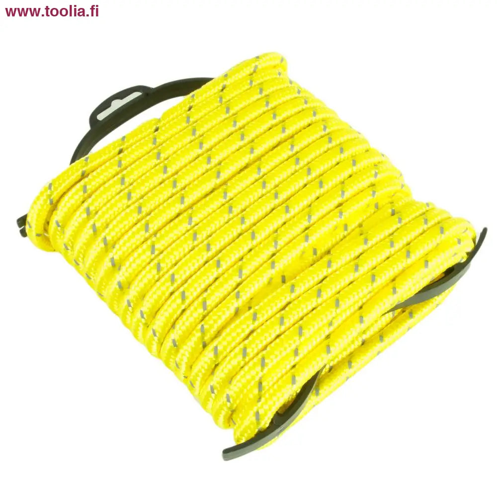 Köysi heijastava keltainen 9.5 mm x 15 m + kela