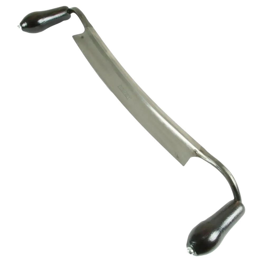 Laadukas perinteinen kuorimarauta narex 280 mm kaarevalla metallisellä terällä ja mustalla kahvalla