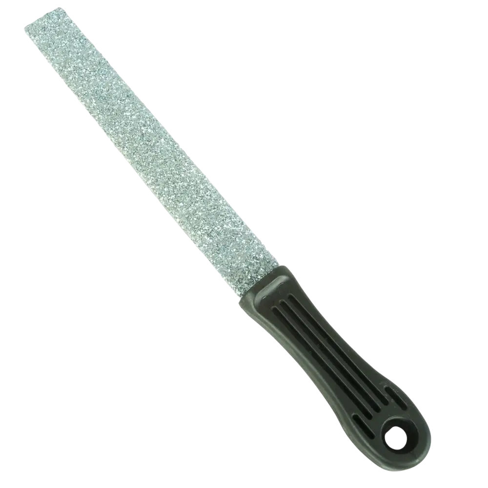 Laattaviila artu km 150 mm litteä hopeinen hiomapinta mustalla ergonomisella kahvalla litteä viila laattojen hiontaan
