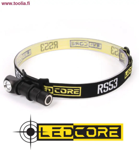 Ledcore RS53 5W paristokäyttöinen otsavalo