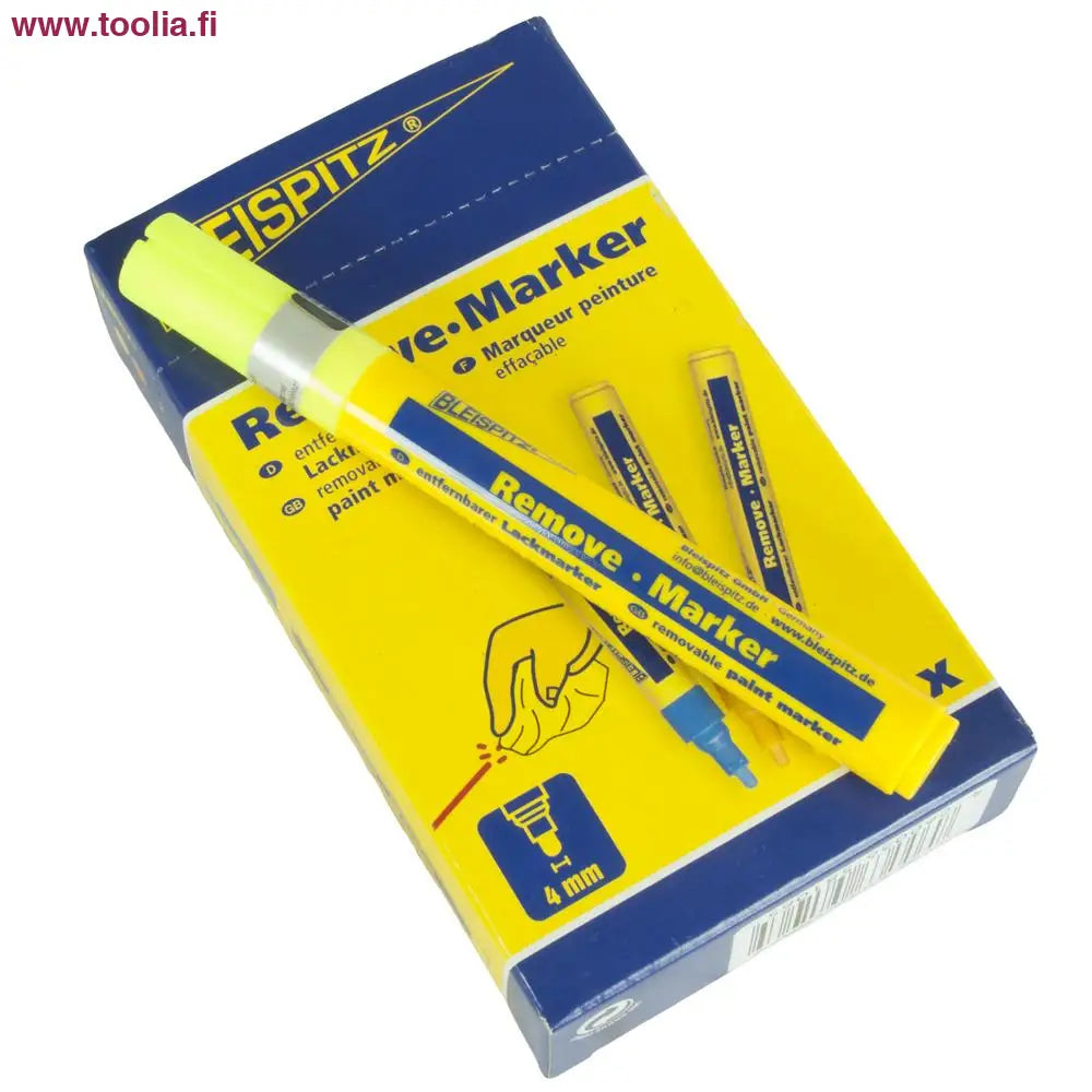 Merkkaustussi Bleispitz keltainen