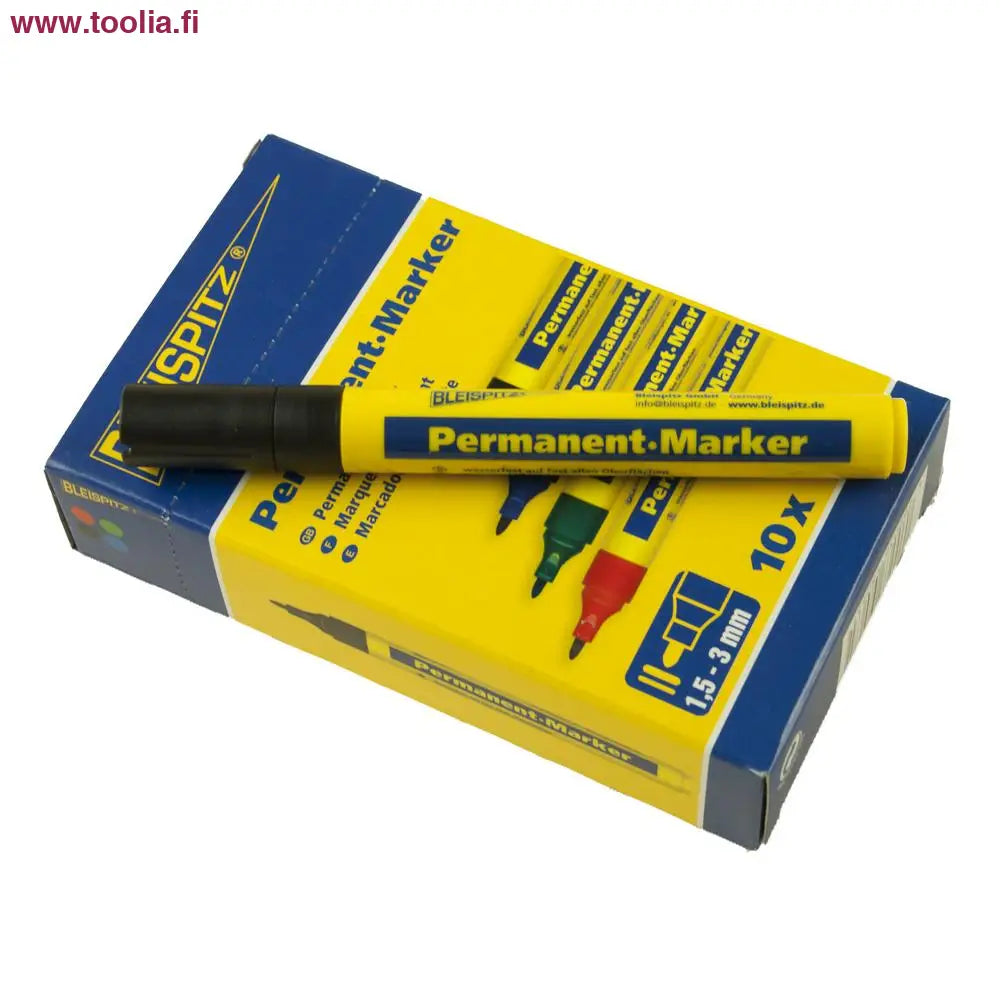 Merkkaustussi Bleispitz musta