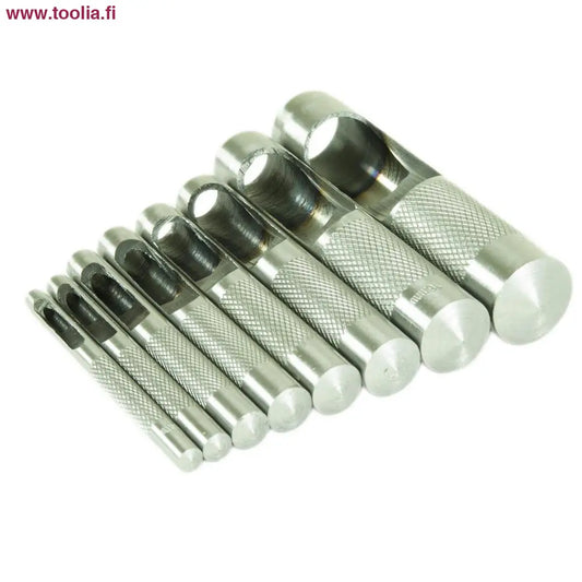 Nahkalävistinsarja 8-osaa 3-4-6-8-10-12-16-20 mm|