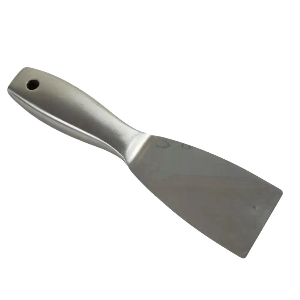 Pakkelilasta edma premium 6 cm ruostumaton teräs joustava hopeanvärinen ergonominen kahva ja sileä kaareva terä
