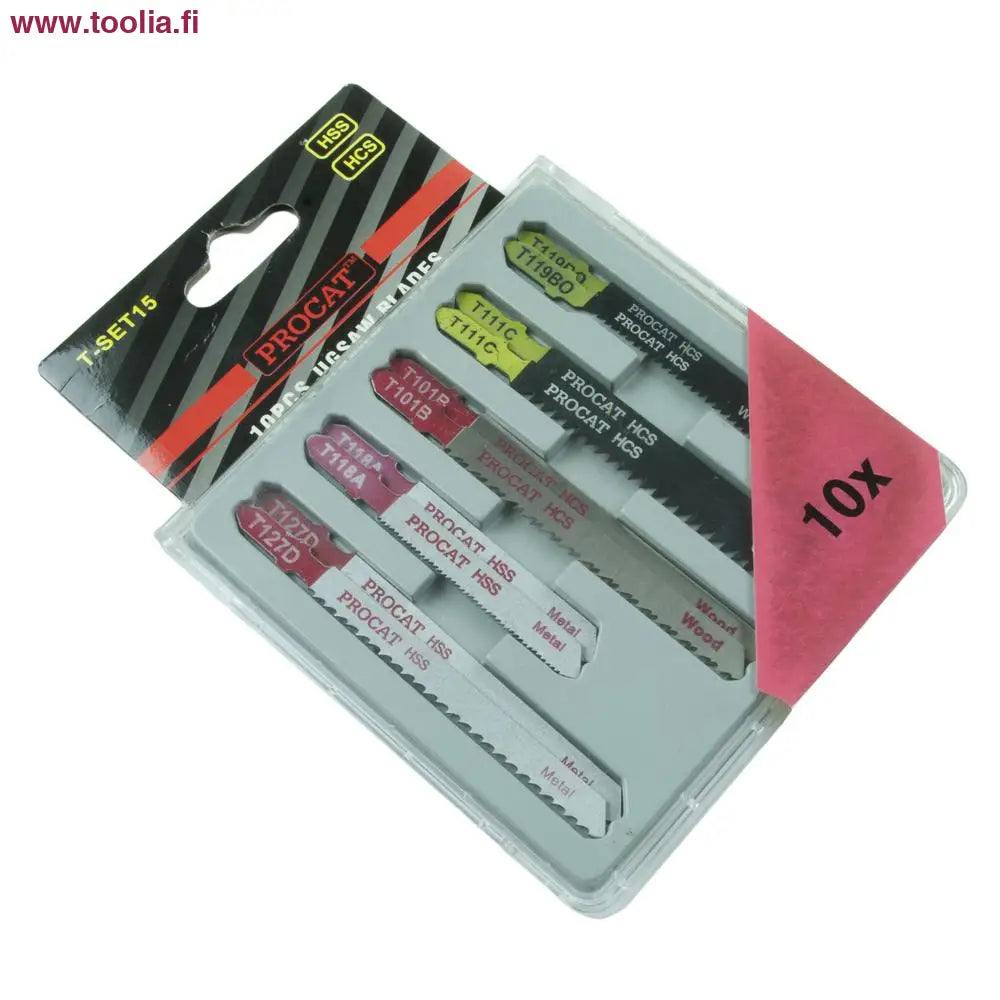 Pistosahanteräsarja Procat T-kiinnitys