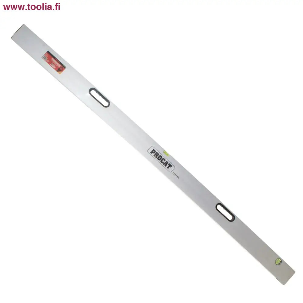 Procat Alumiinilinjari 200 cm    kahvat + 2 vesivaakaa|Procat Alumiinilinjari + vesivaaka livelli 2|Procat Alumiinilinjari + vesivaaka libelli|Procat Alumiinilinjari + vesivaaka kahva