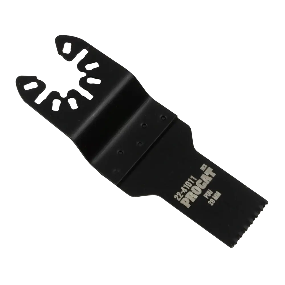 Musta procat monitoimikoneen terä 20 x 40 mm hcs karkeaan leikkaamiseen pehmeiden puumateriaalien varten