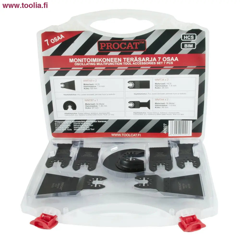 Procat Monitoimikoneen teräsarja 7-os