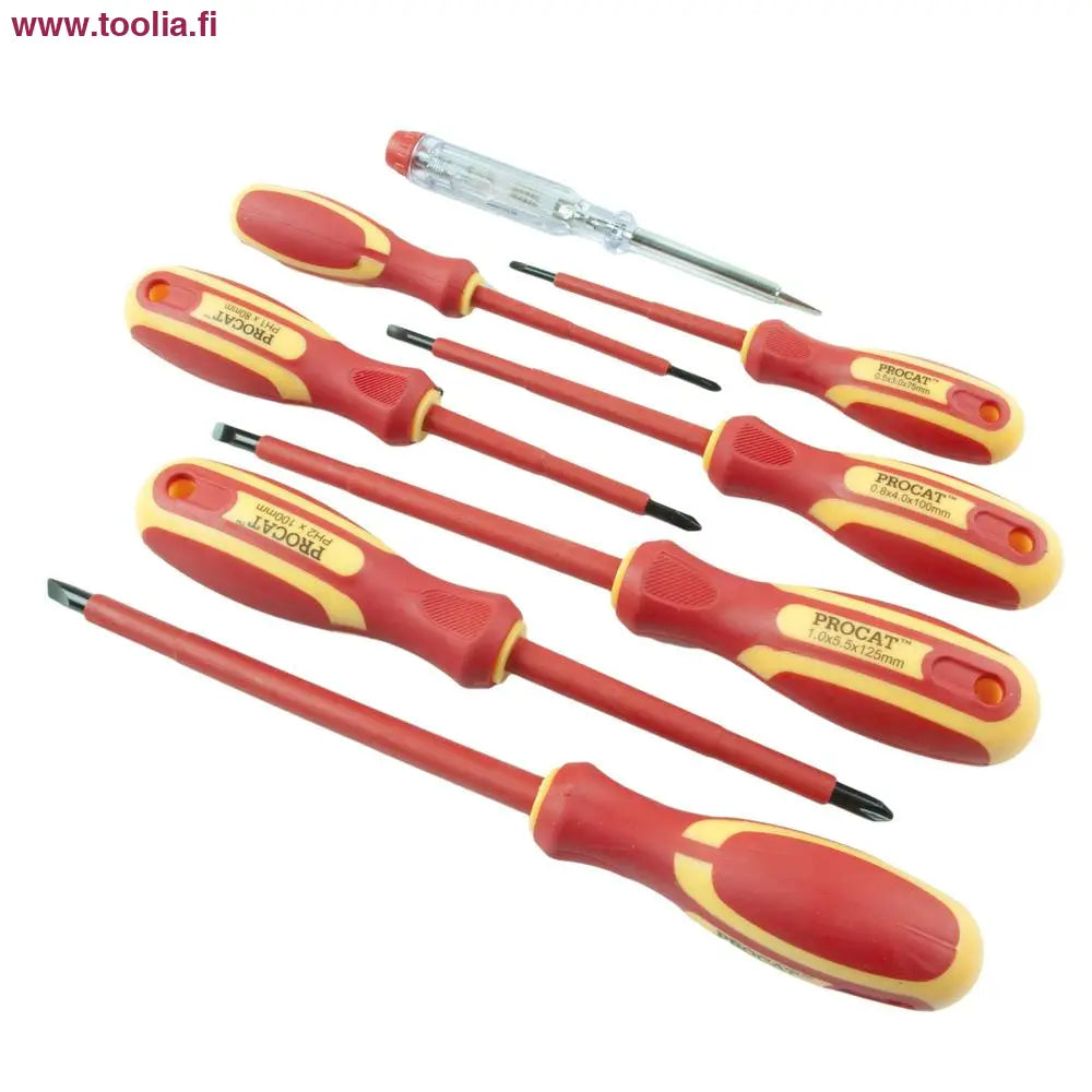 Procat Ruuvimeisselisarja VDE    8 osaa