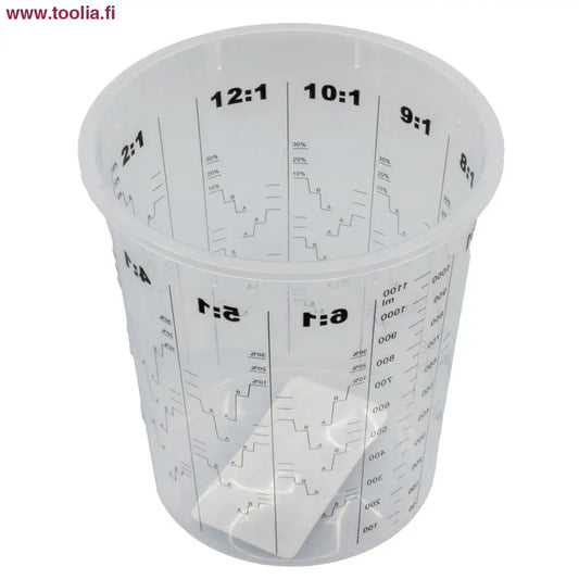 Procat Sekoitusastia 1300 ml sekoitus suhdanne asteikoilla|Procat Sekoitusastia sekoitus suhdanne asteikoilla asteikko|Procat Sekoitusastia sekoitus suhdanne asteikoilla kannen kanssa