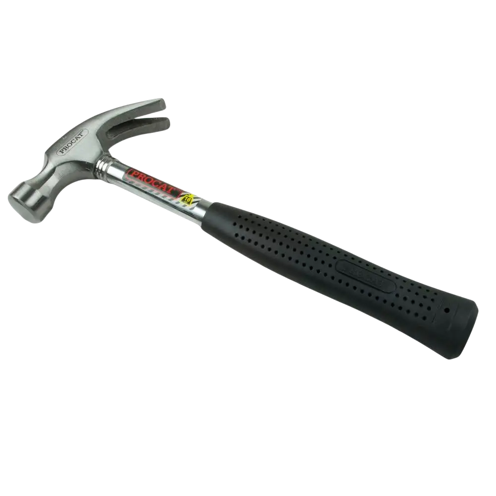 Procat timpurinvasara 16 oz mustalla reiitettyllä ergonomisella kahvalla tarjoaa erinomaisen otteen pyöreällä putkivarsilla