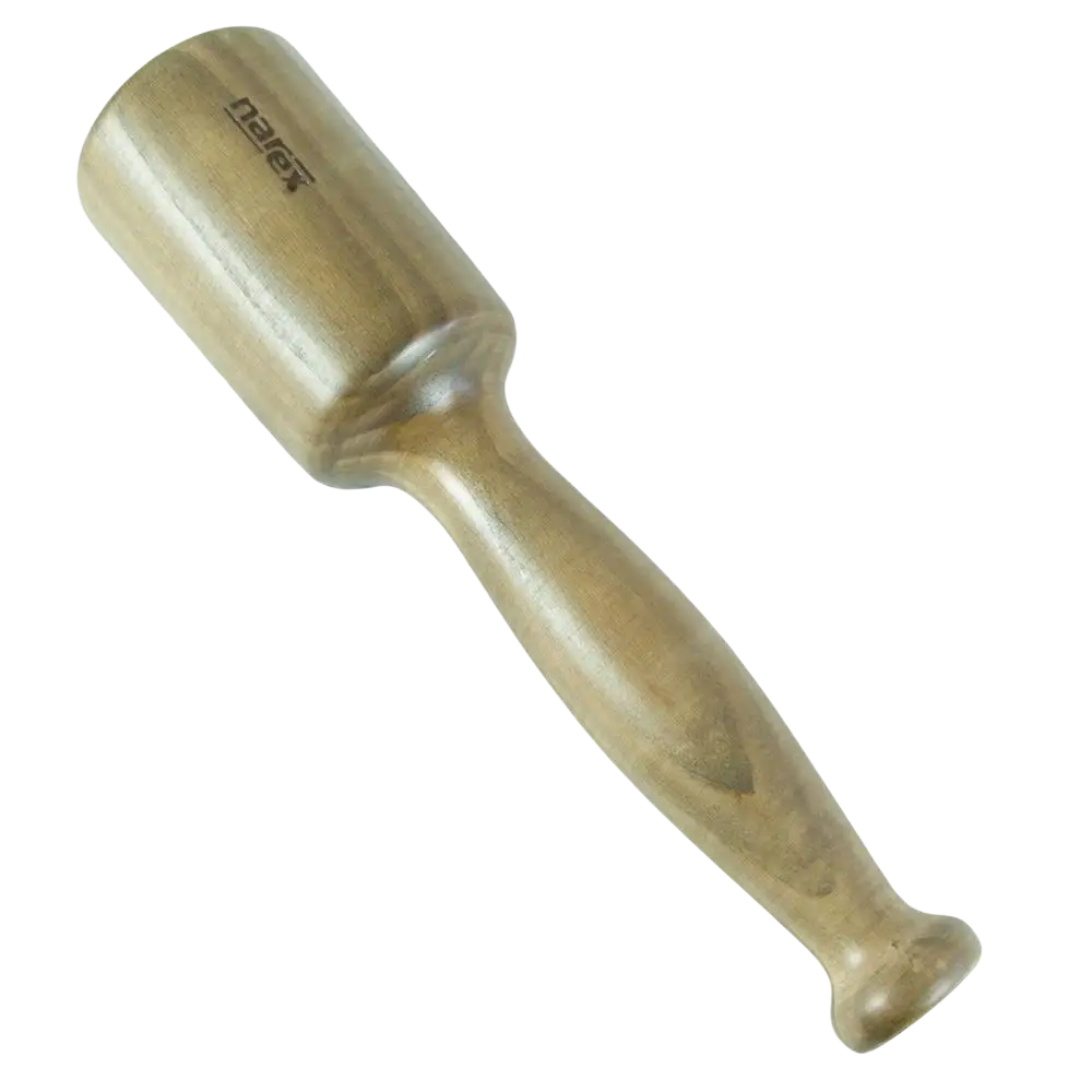 Puunuija narex 63 mm lakatusta pyökistä valmistettu vaaleanpuinen, sileäpintainen ja ergonominen kahva