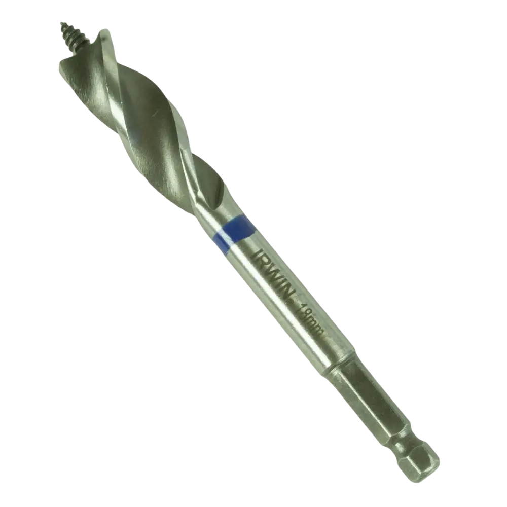 Puupora irwin power 18 mm naulaiselle puulle metallinhohtoinen 43 mm kierrelamppu teräksestä