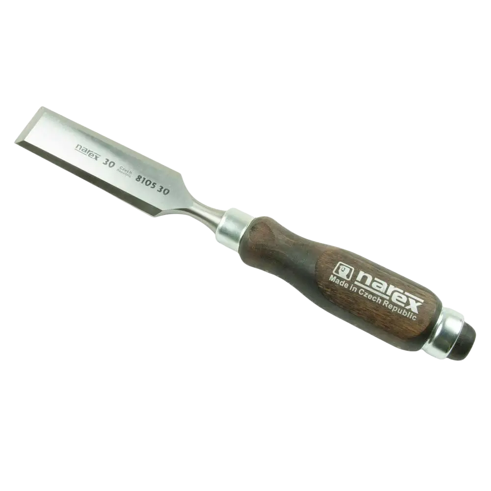 Puutaltta narex pro 30 mm kiillotetulla teräksisellä terällä ja tummalla puukahvalla made in czech republic, narex wood line