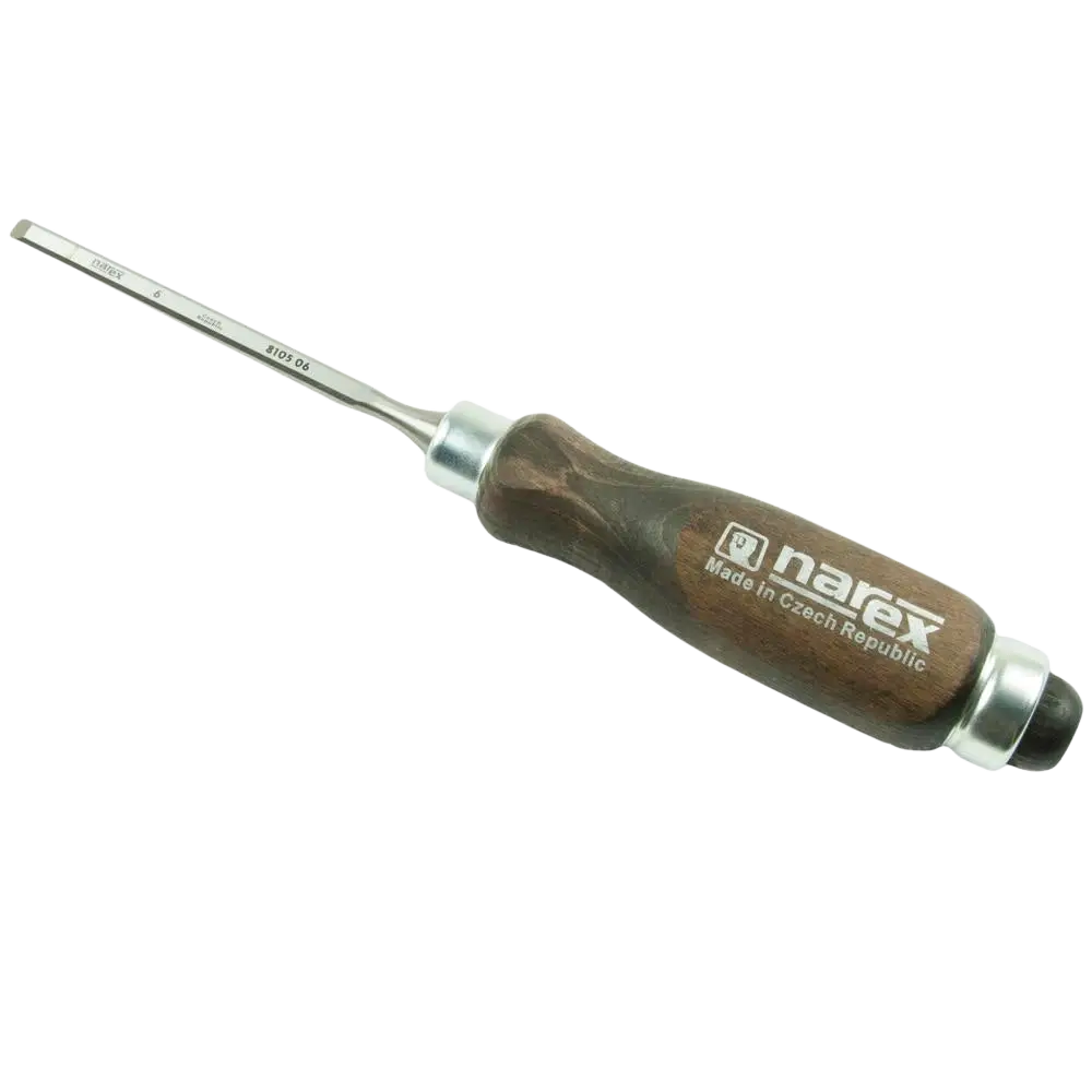 Puutaltta narex pro 6 mm metalliterällä ja tummanruskealla puisella kahvalla made in czech republic wood line profi