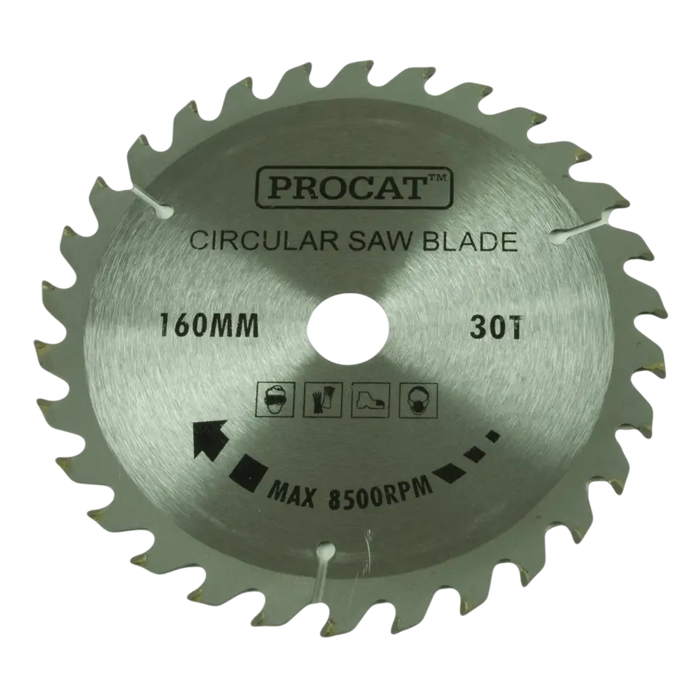 Metallinen procat pyörösahanterä 160 mm 30-hampainen keskireikä 20 mm prikka 16 mm varustetut terät