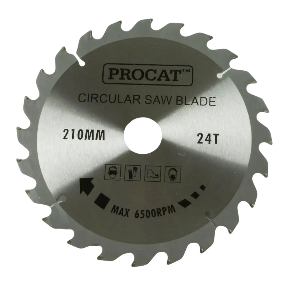 Procat pyörösahanterä 210 mm hopea 24 hampailla varustetut terät keskiö 30 mm prikka 16 mm