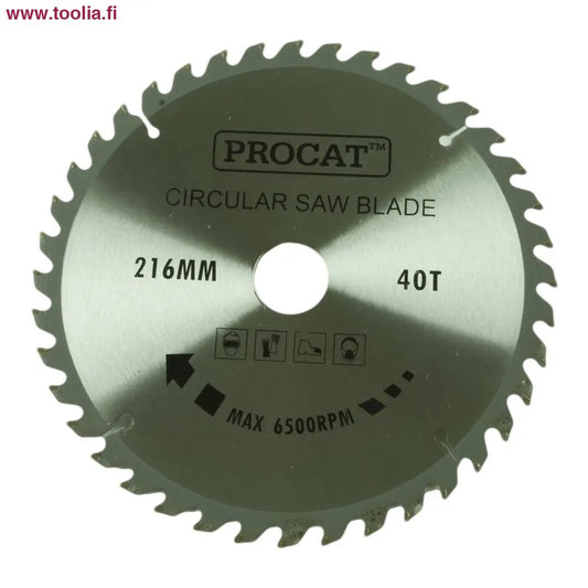Pyörösahanterä Procat 216 x 40H