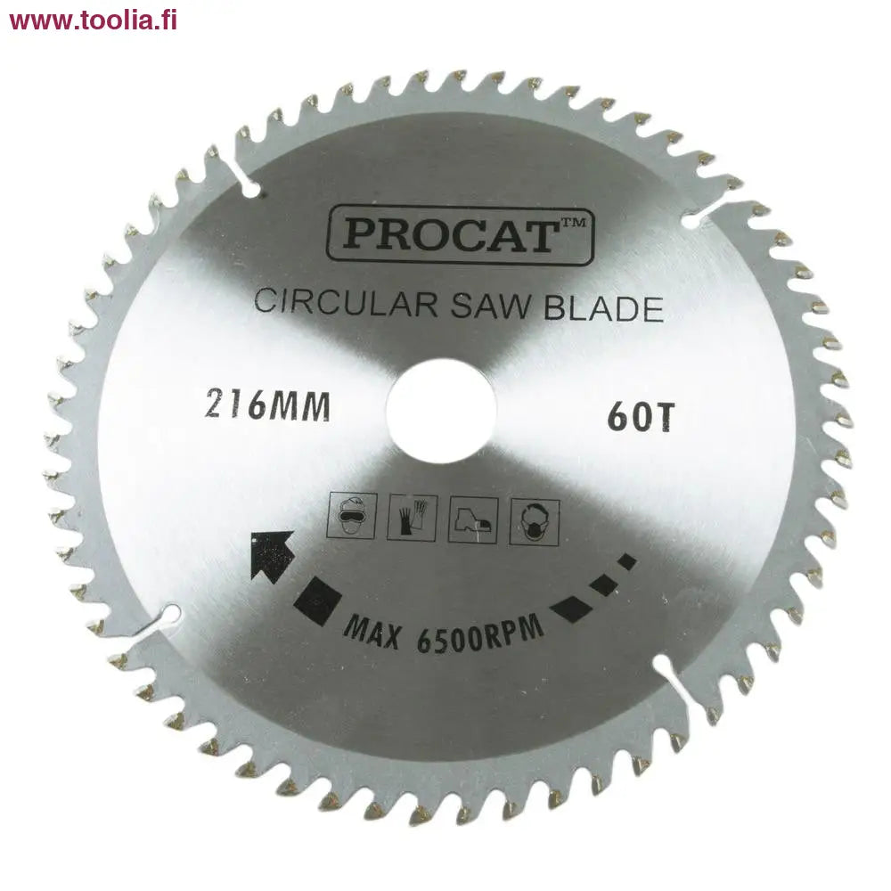 Pyörösahanterä PROCAT 216 x 60H