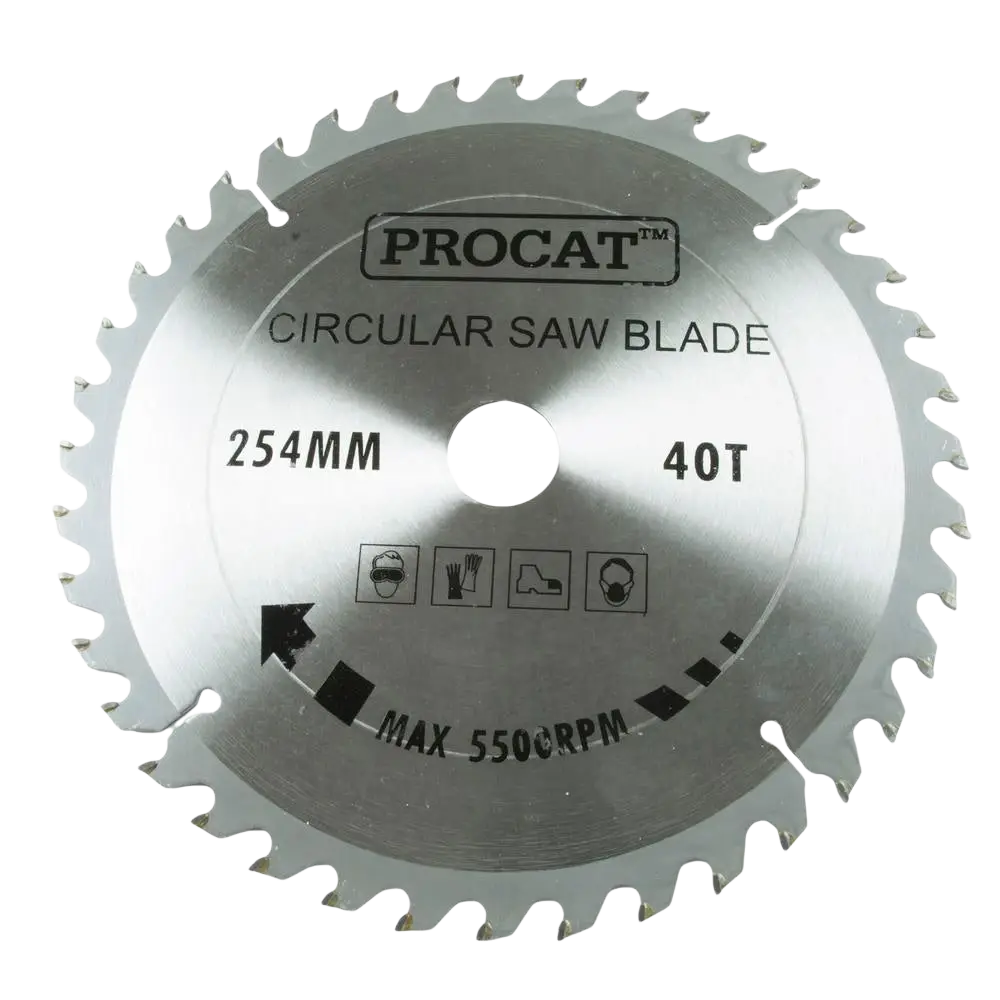 Hopeaprocat pyörösahanterä 254mm halkaisija 40 hammasta, keskiö 30mm, prikat 25 20 16mm