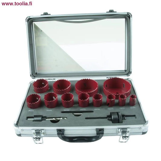 Reikäsahasarja Procat 15 osaa    16-76 mm alumiinisalkussa