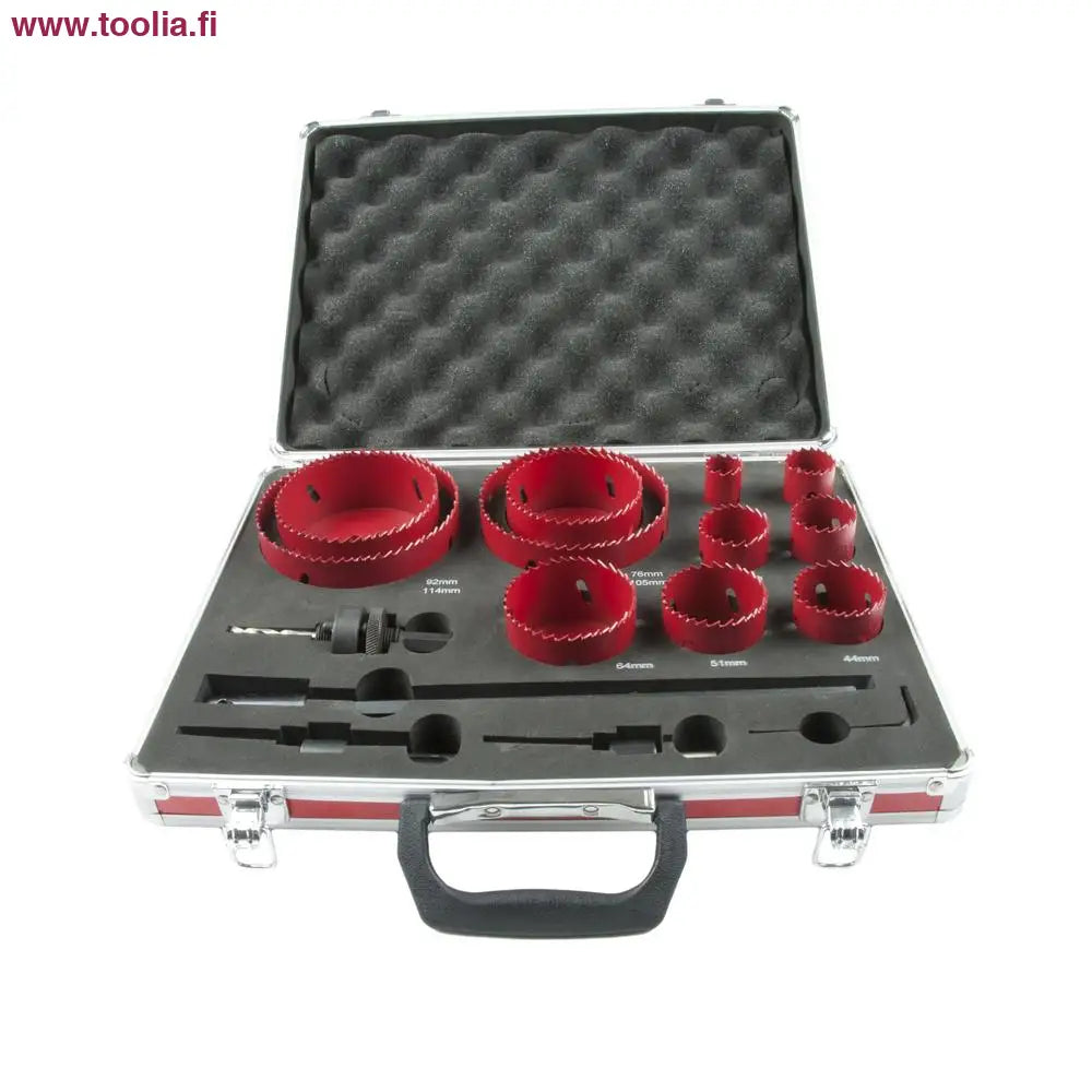 Reikäsahasarja Procat 15 osaa    22-114 mm alumiinisalkussa