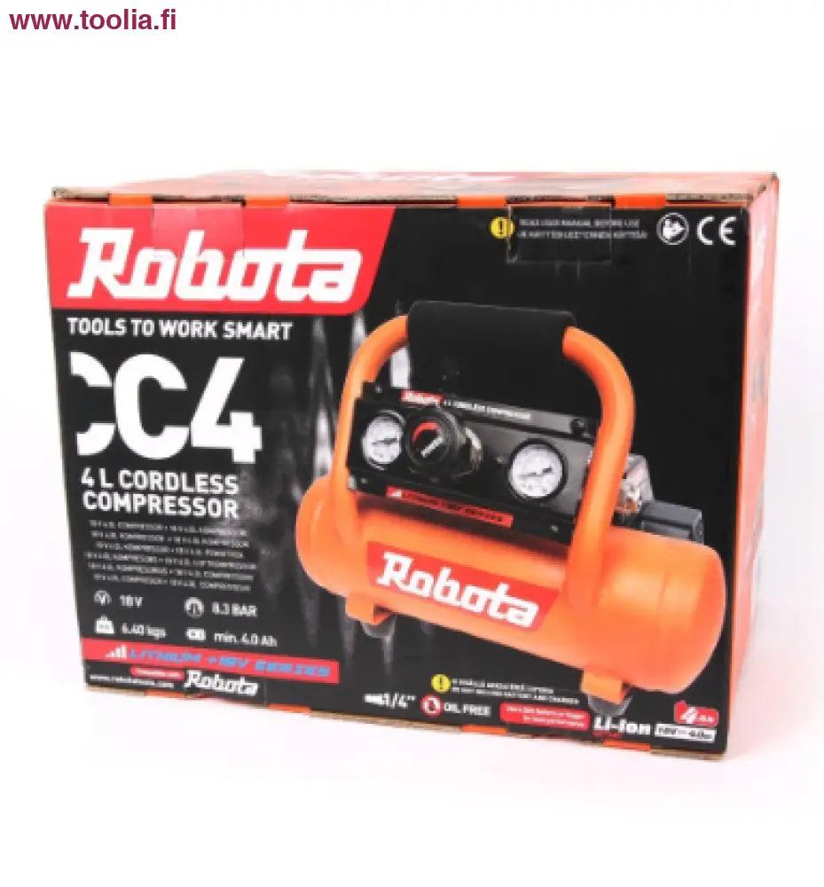 Robota akkukompressori DC-G 18V runko